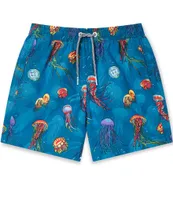 Boardies® Little/Big Boys 2-10 Family Matching Jellyfish Printed Swim Trunks