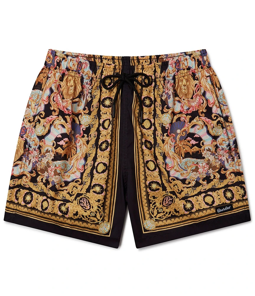 Boardies Baroque Premium 4.5#double; Inseam Swim Trunks