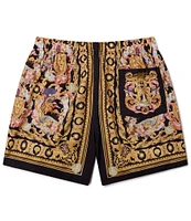 Boardies Baroque Premium 4.5#double; Inseam Swim Trunks
