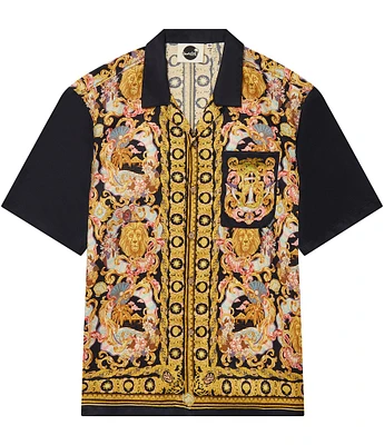 Boardies Baroque Woven Button Front Shirt