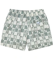 Boardies Clara Palm 4.5#double; Inseam Swim Trunks