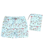 Boardies® Little/Big Boys 2-10 Family Matching Beach Folk Kids Swim Shorts