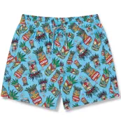 Boardies® Little/Big Boys 2-10 Tiki Masks II Printed Swim Trunks