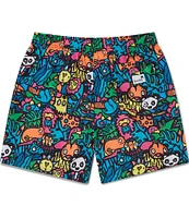 Boardies Munday Jungle 4.5#double; Inseam Swim Trunks