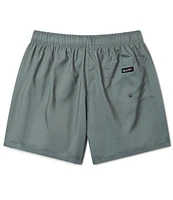 Boardies Oasis Palms Premium 4.5#double; Inseam Swim Trunks