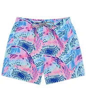 Boardies Family Matching Zmiya 4.5#double; Inseam Swim Trunks