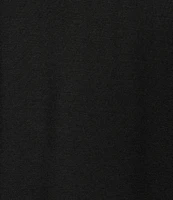 Bobeau Stretch Jersey Relaxed 3/4 Cinch Sleeve Open-Front Cardigan
