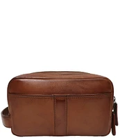 BOCONI Darius Full Grain Leather Travel Kit