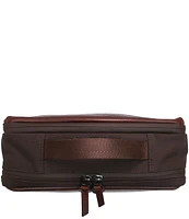 BOCONI Garth Expandable Full Grain Leather Travel Kit