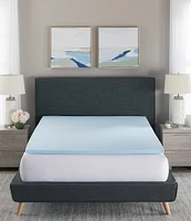 BodiPEDIC 1.5-Inch Gel-Infused Memory Foam Mattress Bed Topper