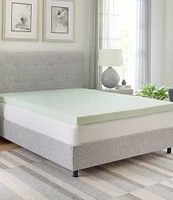 BodiPEDIC 3-Inch Green Tea Infused Memory Foam Mattress Bed Topper