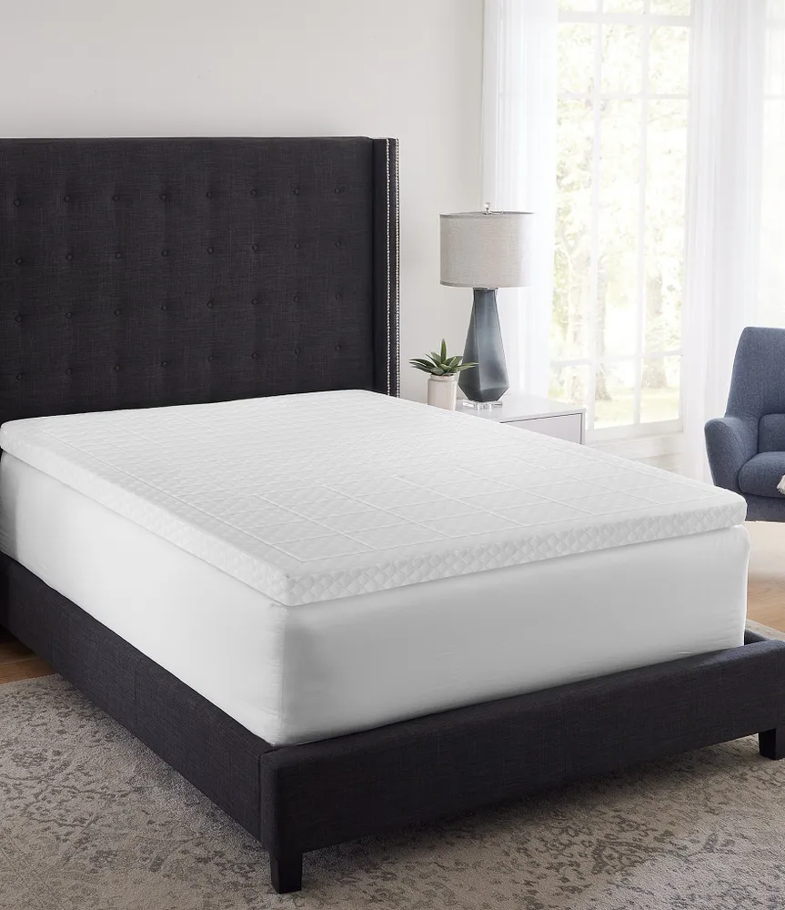 BodiPEDIC 3-Inch Zoned Memory Foam Bed Topper