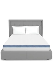 BodiPEDIC 4#double; Cooling Gel-Infused Soft Support Memory Foam Mattress Bed Topper