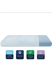 BodiPEDIC Dual Cooling Gusseted Memory Foam King Bed Pillow