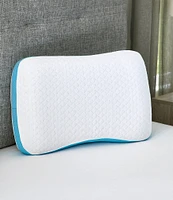 BodiPEDIC Side and Back Sleeper Gel-Infused Memory Foam Bed Oversized Pillow