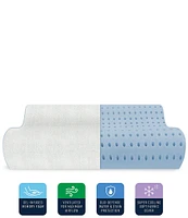 BodiPEDIC Super Cooling Gel-Infused Contour Memory Foam Bed Pillow