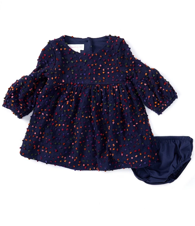 Bonnie Jean Little Girls 2T-6X Lantern Sleeve Confetti-Dot Empire  
