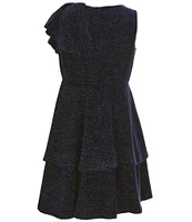 Bonnie Jean Big Girls 7-16 Sleeveless Sparkle-Knit Fit & Flare Dress