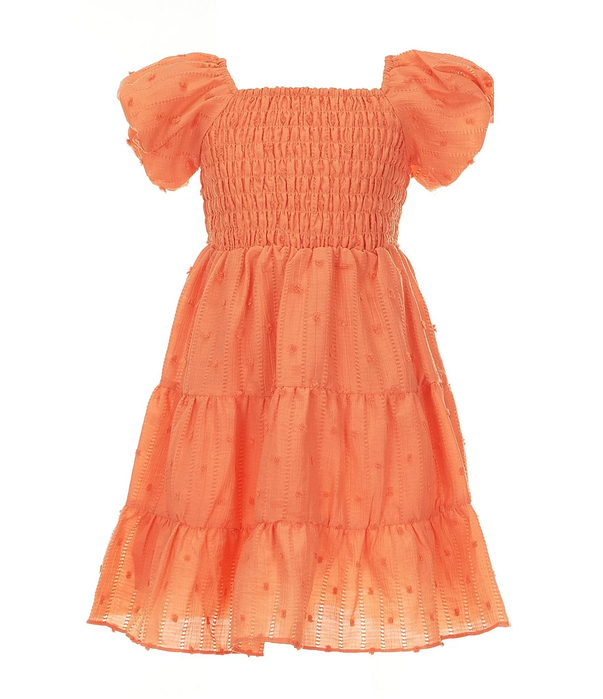 Bonnie Jean Little Girls Balloon-Sleeve Fit-And-Flare Dress