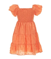 Bonnie Jean Little Girls Balloon-Sleeve Fit-And-Flare Dress