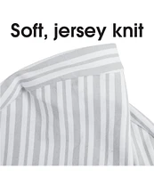 Boppy Pregnancy Jersey Wedge - Grey Modern Stripe