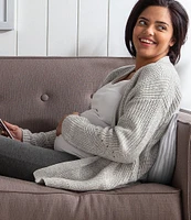 Boppy Pregnancy Jersey Wedge - Grey Modern Stripe