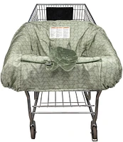 Boppy Shopping Cart Cover - Happy Green Leaf