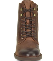 Born Boreen Leather Combat Booties