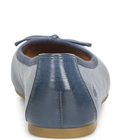 Born Brin Leather Ballerina Bow Flats