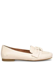 Born Carrine Bow Detail Leather Slip-On Loafers