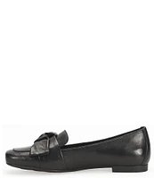 Born Carrine Bow Detail Leather Slip-On Loafers