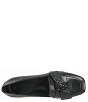 Born Carrine Bow Detail Leather Slip-On Loafers