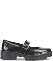 Born Casandra Leather Lugged Platform Mary Janes