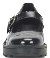 Born Casandra Leather Lugged Platform Mary Janes