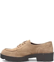 Born Corby Suede Chunky Lugged Platform Oxfords