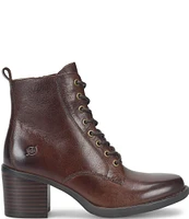 Born Huntley Leather Lace Up Booties