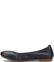 Born Julianne Leather Slip On Ballet Flats