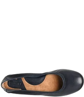 Born Julianne Leather Slip On Ballet Flats