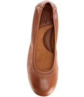 Born Julianne Leather Slip On Ballet Flats