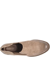 Born Kade Taupe Distressed Leather Slip Ons