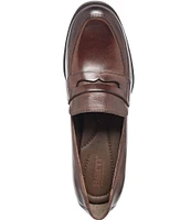 Born Kasi Leather Block Heel Penny Loafers