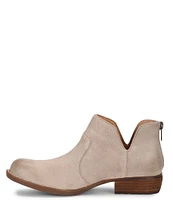 Born Kerri Suede Ankle Block Heel Booties