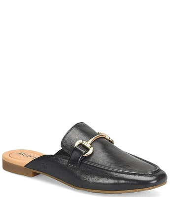 Born Lareina Leather Bit Buckle Mules