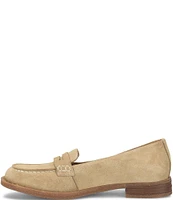 Born Marlo Nubuck Suede Penny Loafers