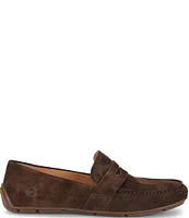 Born Melinda Suede Driving Moccasin Penny Loafers