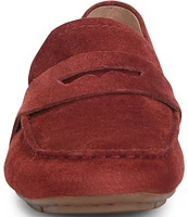 Born Melinda Suede Driving Moccasin Penny Loafers