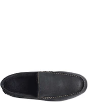 Born Men's Allan Shearling Nubuck Leather Slip-Ons