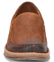 Born Men's Baylor Distressed Leather Slip-Ons