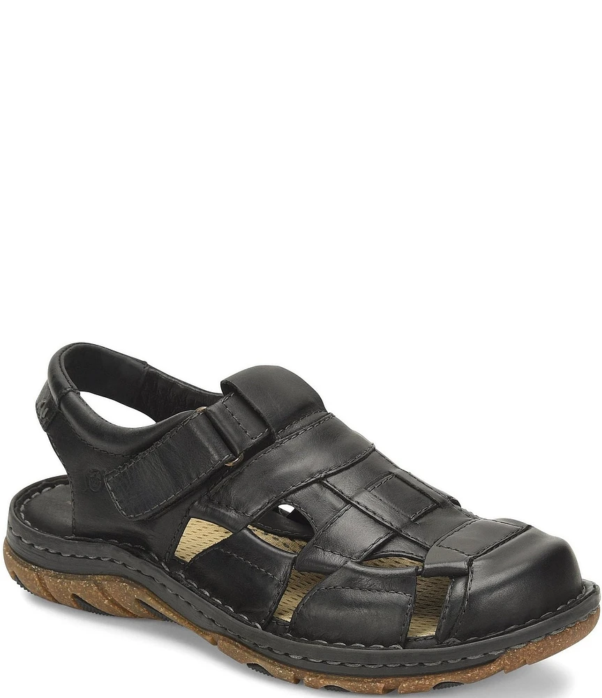 Born Men's Cabot III Leather Fisherman Sandals