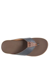 Born Men's Gavin Full Grain Leather Thong Sandals